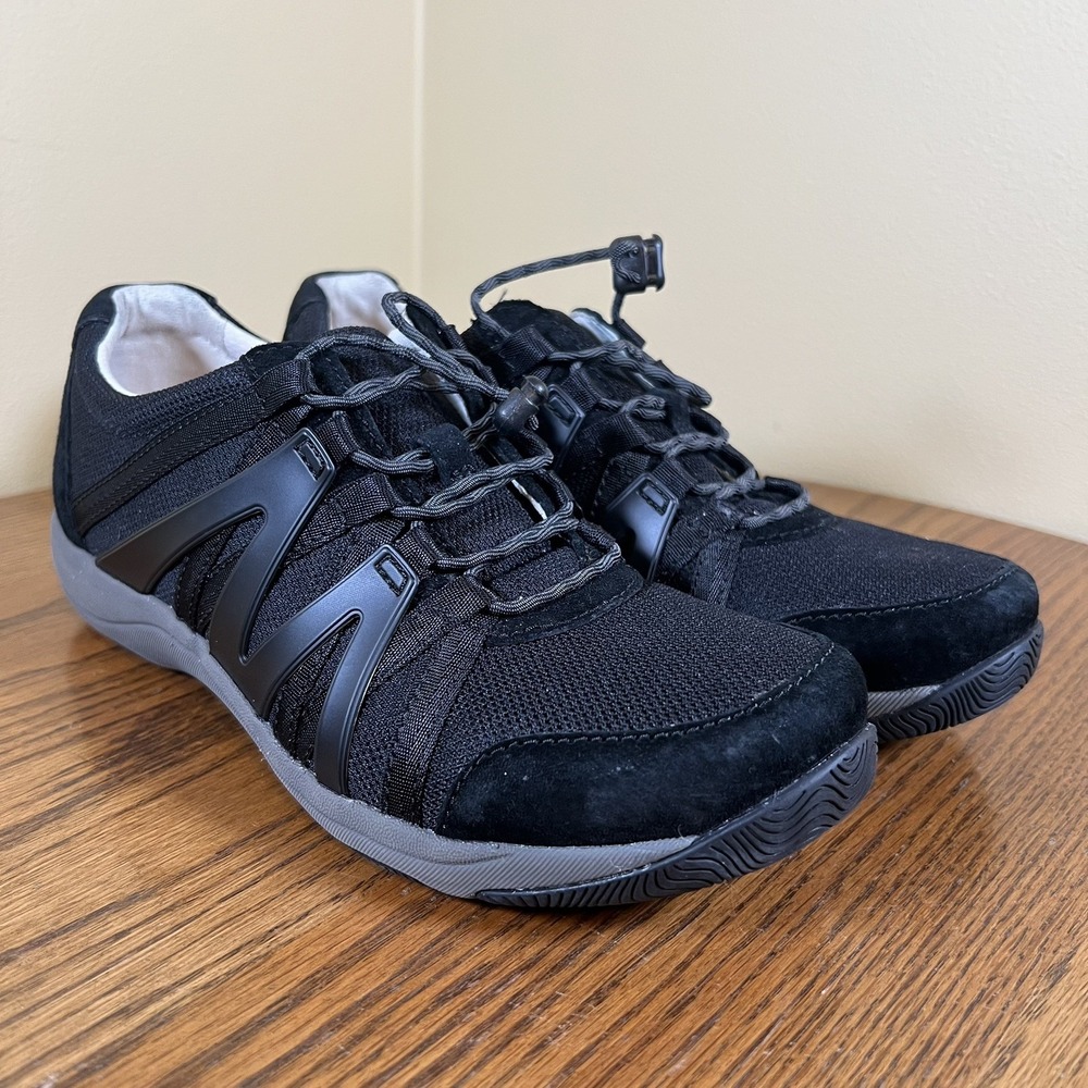 Dansko Women's Henriette Walking Shoes Size US 7.5 8 EU 38 Comfort Black